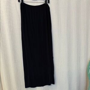Elegant Black Maxi Skirt
